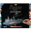Royal & Langnickel Famous Places Silver Foil Engraving Art Kit 8X10-Big Ben & Parliament