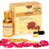 Sattva Ayurveda Rose Gold - Siero viso anti-invecchiamento con olio di rosa e oro 23 K per rassodamento, elasticità e umidità, 15 ml