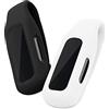 kwmobile 2X Cover a Clip Compatibile con Fitbit Inspire 3 / Inspire 2 / Ace 3 - in Silicone - Sostegno Protettivo Senza Fitness Tracker