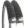 ECOVELO 2 COPERTONI 26 X 1.75 (47-559) PNEUMATICI STRADALI SLICK NERI PER CITY BIKE BICI BICICLETTA ADULTO