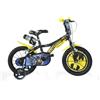 Dino Bikes Bicicletta Bambino 16 Batman con Rotelline Stabilizzatrici