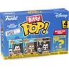 Funko Bitty POP! 4 Pack: Disney - Goofy, Chip, Minnie Mouse (hands folded), Mystery Mini Figure - Styles may vary - 0,9 pollici (2,2 cm) Da collezione - Scaffale espositivo impilabile incluso