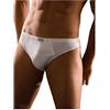 CAGI Slip Uomo Medio 1210 in PREGIATO Cotone Filo di Scozia Bianco (1, 6ª)