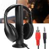 Topiky Auricolare Wireless, Cuffie Wireless 5 in 1 con Supporto di Ricarica per TV Dvd VCD MP3, Auricolare Wireless FM Microfono Incorporato Auricolare Auricolare con Chat e Monitoraggio in Rete