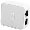 VBESTLIFE Switch di Rete Gigabit a 2 Porte, 10/100/1000 Mbps 2 Ingressi 1 Uscita o 1 Ingresso 2 Uscite Selettore Splitter Switch di Rete RJ45
