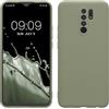 kwmobile Custodia Compatibile con Xiaomi Redmi 9 Cover - Back Case per Smartphone in Silicone TPU - Protezione Gommata - verde grigio