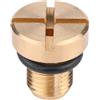 Akozon Refrigerante espansione Serbatoio Sanguinatore Vite di Scarico Della Vite Radiatore Serbatoio di Espansione e Gomma O-ring Solid Billet Ottone per E30 E36 E31 E34 E46 E39 E38