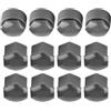 Madezz 20 PZ Copri Bulloni Cerchi Auto 17mm Copridadi Ruota Universale Tappi Ruote Auto Copri Dadi Esagonali per Pneumatici Cappucci Protettivi del Coperchio della Polvere Auto Copertura Dado Ruota,Grigio