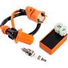 Qiilu cdi box 300 adly New Racing Performance CDI Bobina di accensione Candela per Scooter ATV GY6 C9v211