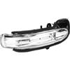 Generic Indicatore di Direzione per Specchietto Retrovisore a LED Super Luminoso perClasse C W203 4 Porte 2004-2007, Indicatore di Direzione Impermeabile (Sinistra A2038201521)