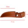 1PC Pelle Coltello Guaina Custodia Porta Sacchetto Fodero Caccia Escursioni