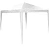 Bakaji Gazebo 3x3 mt Bianco Struttura Metallo Tenda per Esterno Tetto Antipioggia Idrorepellente