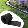 GARDENIX TapeBORDER - Bordo flessibile per aiuole in plastica, lunghezza 10 m, altezza 14 cm, colore nero