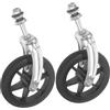 ERINGOGO 2 Pezzi Accessori per ruote anteriori ruota cuscinetto lanciatore Leggero ruote girello morbide ruote da skateboard ruote per sedie a rotelle gomma da cancellare