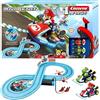 Carrera - 20063026 FIRST Nintendo Mario Kart - Set pista da corsa a batteria e due macchinine con Mario e Yoshi - Gioco adatto per bambini dai 3 anni