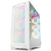 SHARKOON CASE REV300 FULL-TOWER, SIDE GLASS WHITE