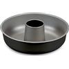 Guardini, Stampo ciambella Ø 25 cm, Acciaio con rivestimento antiaderente, Nero e Grigio, Made in Italy, Linea Happy Hour