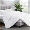 Serta ComfortSure Piumone alternativo in piuma, inserto trapuntato trapuntato Twin XL con 4 linguette angolari, biancheria da letto per tutte le stagioni, bianco