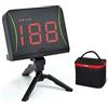 OYE Hockey Shot Puck e velocità della Palla con Display LED Rosso, Radar di velocità di tiro con misurazione mph e KPH, Radar autoportante per Lacrosse,Baseball, Hockey