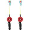 Jingyig Canna da Pesca al Granchio, Mini 2 Pezzi Combo Canna e Mulinello Portatile, Canna da Pesca, per Pesca sul Ghiaccio Cattura di granchi gamberetti Pesca per Bambini,