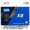 KMC Cadena X8 114 ESLABONES 8V. CROMADO