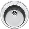 Apell Lavello Cucina 1 Vasca Incasso Tondo Diametro 51 cm materiale Acciaio Inox finitura Prelucido - CIVIFRIPC Serie Circum