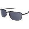 Oakley Gauge 8 OO4124 412401 | Occhiali da Sole Graduati o Non Graduati | Prova Online | Unisex | Metallo | Rettangolari | Nero | Adrialenti