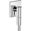 hansgrohe FixFit Fine E - Uscita doccia a muro, Raccordo tubo doccia con valvola antiriflusso, Connettore tubo doccia, cromo, 28883000