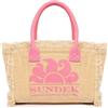 Sundek Tote Bag Con Effetto Stone Washed Miami Durian