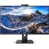 Philips monitor 32 led ips 16:9 4k uhd 350 cdm, usb-c hub, rj45, pivot, webcam, dp/hdmi, multimediale