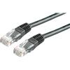 Value cavo utp patchcord cat.6/class e, black, 1m