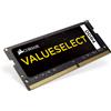Corsair ram value select series 8gb 1x8gb sodimm ddr4 2133 pc4-17000 c15 1.2v laptop or small form f