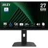 Msi monitor 27 led ips 16:9 wqhd 1ms 100hz 300 cdm, pivot, dp/hdmi, multimediale