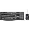 Vultech kit tastiera + mouse con filo, usb