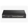 D-link switch 16 porte gigabit smart managed, fanless, 802.1q vlan, 802.1p qos, 11 rackmount installation