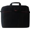 Ngs borsa per notebook universale fino a 15,6" colore rossa e nera - una tasca e un compartimento per documenti