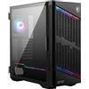 Msi case atx mpg velox 100p airflow mid-tower 1xvetro temperato, 7 slot espansione, 2x3,5/4x2,5,