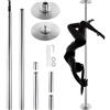 VEVOR Asta da ballo professionale portatile da pole danza professionale circa 2105-2784mm, Barra fitness rimovibile regolabile in altezza spinning, Asta da ballo palestre
