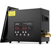 VEVOR Pulitore Ultrasuoni Industriale 6L, Macchina per la Pulizia ad Ultrasuoni Digitale da 180 W, con Modalità Delicata e Degasaggio Migliorato, con Riscaldatore e Timer, per Gioielli
