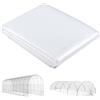 Outsunny Copertura per serra in plastica, Foglio per Coprire Piante, Resistente ai Raggi UV, Impermeabile, 8 x 10 m