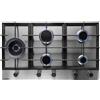 PremierTech® PremierTech PC905L Piano Cottura a Gas 5 fuochi 90cm (86cm) Acciaio Inox con Wok supporti in ghisa