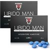 POTENZA X Libido Man: Potenza X Uomo Blu 2 Pack - Integratore per Uomo con Ginseng, Maca e Tribulus - Energia e Vigore in Compresse