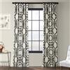 HPD Half Price Drapes PRTW-PRCT-P Cotone Stampato (1 Tenda), Acciaio, 50 X 84