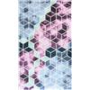 MANI TEXTILE TPS_LUX_ROS_120 Tappeto, Poliestere, Rosa, 120 x 180 cm
