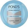 POND'S Gel idratante viso super leggero senza olio, 100 g, con acido ialuronico e vitamina E per una pelle fresca e luminosa e idratazione 24 ore, uso quotidiano