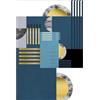 MANI TEXTILE - Tappeto Jodhpur Blu Dimensioni - 120 x 180
