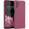 kwmobile Cover per Samsung Galaxy A32 5G Custodia - Back Case per Smartphone in Silicone TPU - Protezione Gommata - viola orchidea