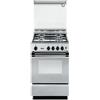 De'Longhi Cucina SEX 554 NED Acciaio Inox 4 Fuochi Gas Forno Elettrico 40L 50x50cm