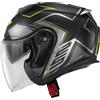 Givi CASCO JET X25F TRACE NERO TITANIO GIALLO | GIVI