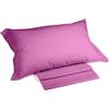 Caleffi - Completo Letto 100% Cotone Composto da Lenzuola Una Piazza e Mezza 190x285 + 1 Lenzuolo con Angoli Coprimaterasso Una Piazza e Mezza 130x200 per Materasso Alto 28 cm + 1 Federa Cuscino 50x80